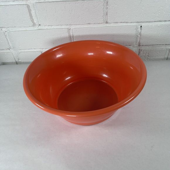 Packerware Large Mixing Bowl Pastel Orange 12” Diameter #H1541WL1 Vintage USA - Picture 2 of 9
